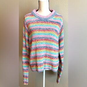 NWT Philosophy Retro Multi-Colored Sweater Size XL